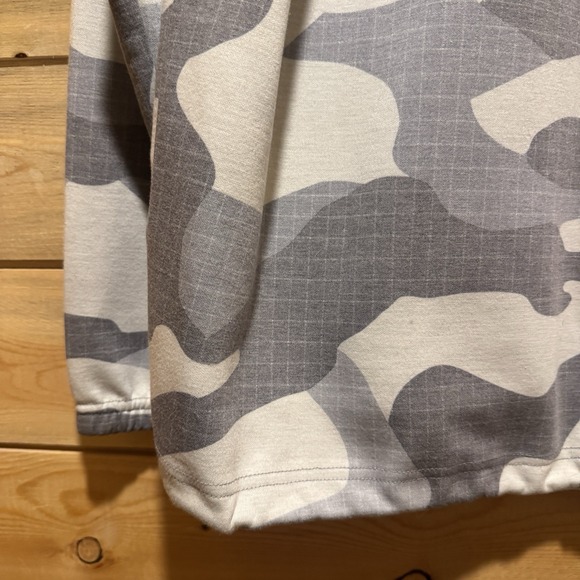 QUIKSILVER Shredder Men's Water Resistant Hoodie White Camo Size Medium - Picture 9 of 11